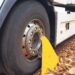 Trucks clamped in Kent as Council follow through on HGV parking ban