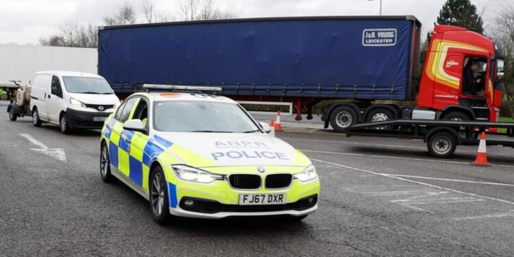 Police utilise unmarked HGV cab to tackle dangerous road users