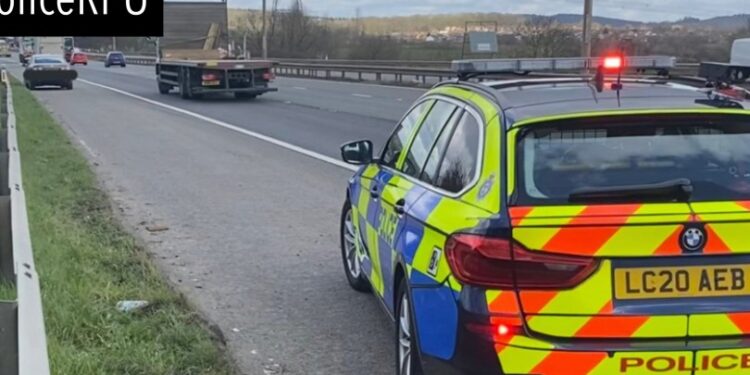 M1 Welfare check finds a sleeping driver and empty vodka bottle