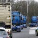 Hundreds of trucks join in huge M60 convoy