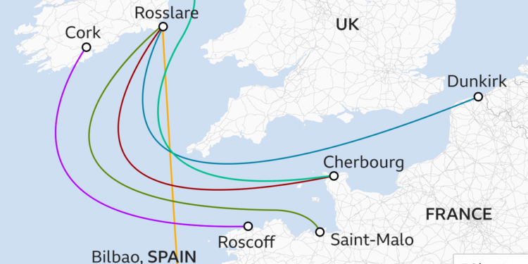 Irish truckers are taking the pricier route around the UK to avoid Brexit red tape