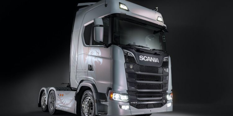 New Scania Flagship Flying Griffin has Landed