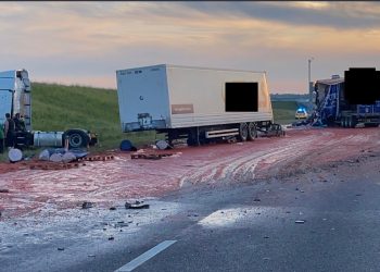 A14 tomato spill causes “horror scenes”