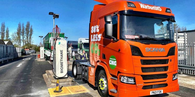 HGV biomethane filling station opens in Scotland