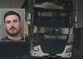 Terrified trucker leapt out of blazing cab after fire-obsessed arsonist set it alight while he was sleeping