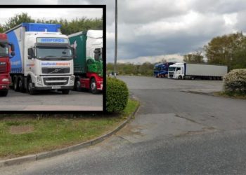 Truckers banned from Great Aycliffe truck stop after problems