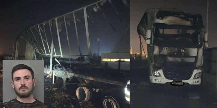 Truck arsonist jailed