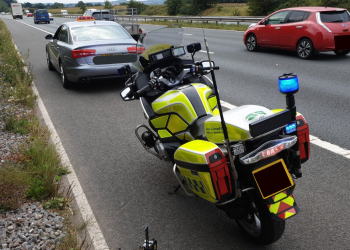 Taxi driver fined for driving at 40mph on motorway