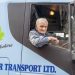Britain’s oldest trucker celebrates his 90th birthday