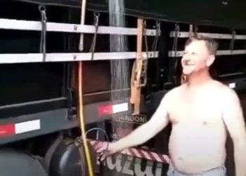 VIDEO | Truck shower hack