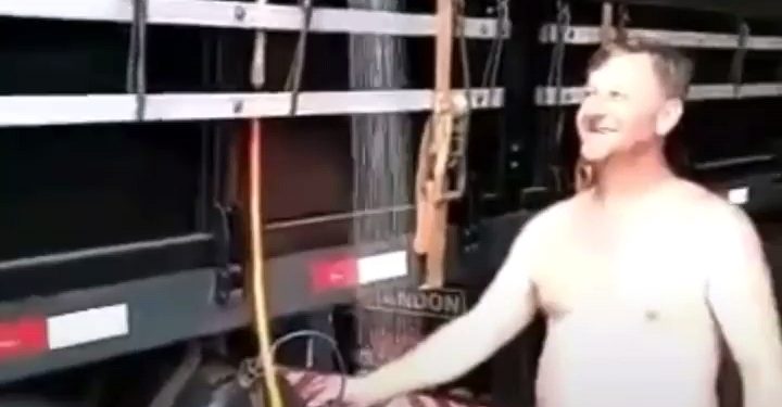 VIDEO | Truck shower hack