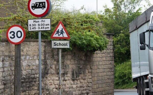 Truckers fined over £500 each for breaching school road HGV ban