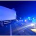 Trucker hospitalised after A34 crash