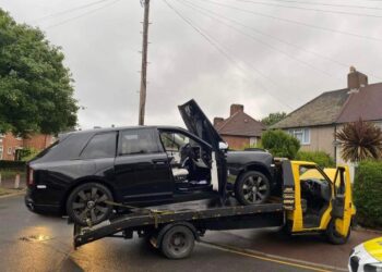Stolen Rolls Royce found on Recovery Truck in Dagenham