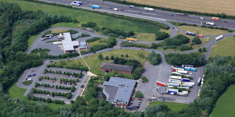 Two arrested after M6 services load theft