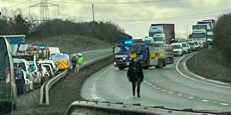 Trucker dies in A19 collision. 