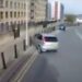 Video Oops | Car driver runs out of road