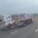 Video Oops | Truck loses ambulance