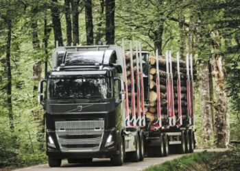 Electric timber trucks to be trialled for first time in Scotland