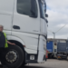 Trucker prosecuted for not using parking lights