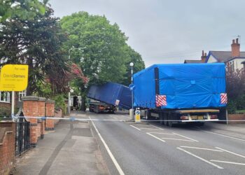 Slipped load causes disruption in Nottinghamshire