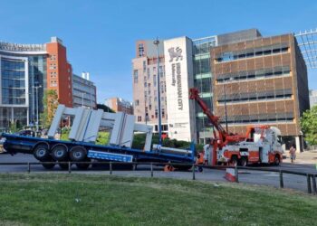 Sunken trailer causes chaos in Birmingham