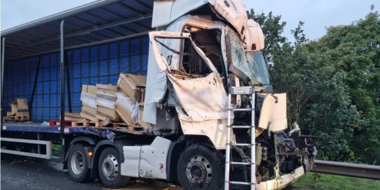 M6 Section Closed Most of the Day After ‘Serious Injury’ in Truck Collision