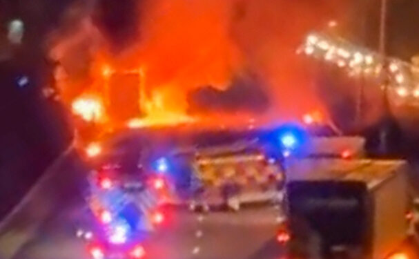 VIDEO | M2 Truck Fire 25/10/23