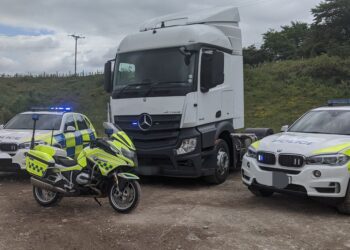 Police truck utilised to catch offenders