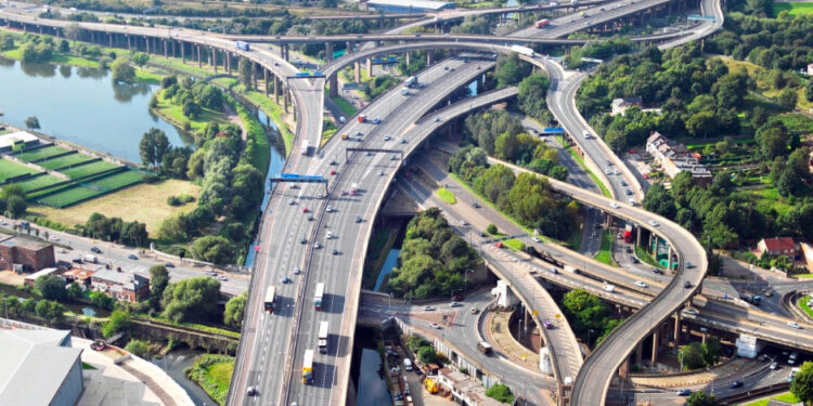 Police search for trucker who caused M6 closure