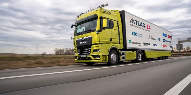 MAN Autonomous Truck Makes Milestone Motorway Run